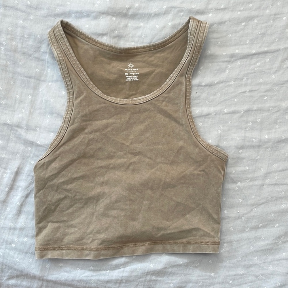 Aerie cream tank top